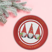 Weihnachtsgnomes Pappteller