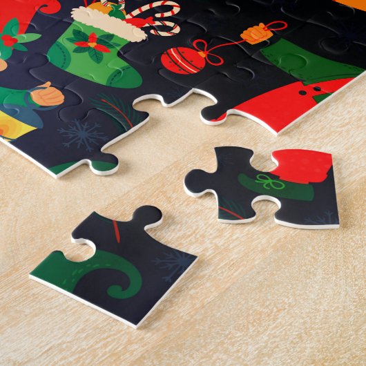 Weihnachtsgnomes Puzzle (Seite)