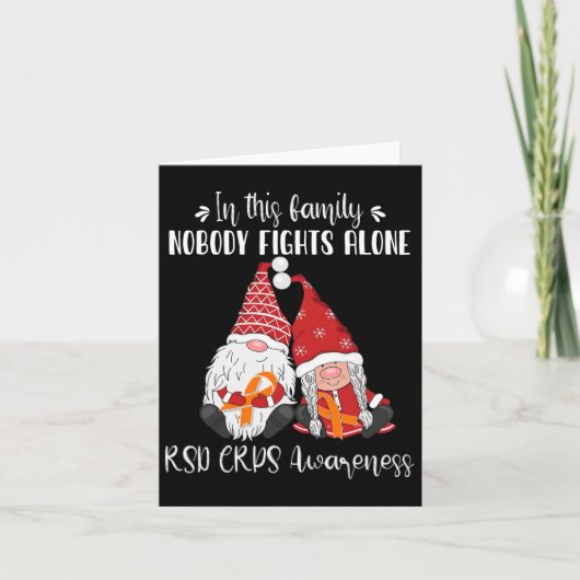 Weihnachtsgnomes Rsd Crps Bewusstsein Karte (Vorderseite)