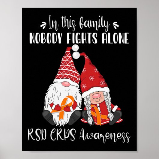 Weihnachtsgnomes Rsd Crps Bewusstsein Poster (Vorne)