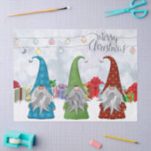 Weihnachtsgnomes Seidenpapier (Basteln)