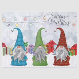 Weihnachtsgnomes Seidenpapier