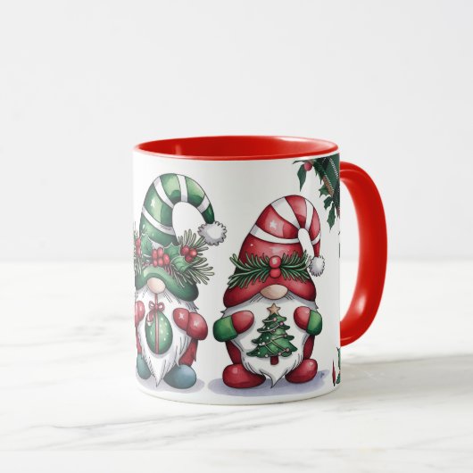 Weihnachtsgnomes Tasse (VorderseiteRechts)