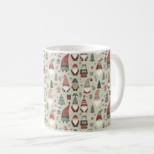 Weihnachtsgnomes-Tasse Kaffeetasse (VorderseiteRechts)