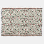 Weihnachtsgnomes Throw Blanket Decke (Vorderseite)