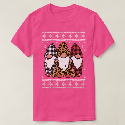 Weihnachtsgnomes Ugly XMAS Sweatstyle Funny T-Shirt (Design vorne)