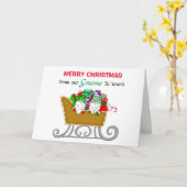 Weihnachtsgnomes | Von unserem Genom bis zu Ihrem  Karte (Gelbe Blume)