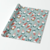 Weihnachtsgnomes Wrapping Paper Geschenkpapier (Ungerollt)