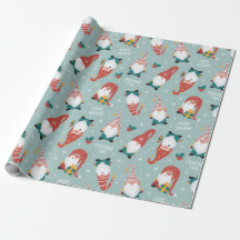 Weihnachtsgnomes Wrapping Paper