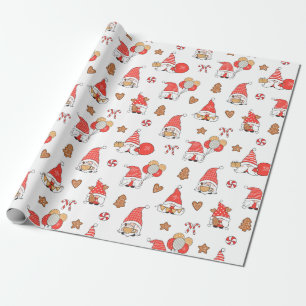 Weihnachtsgnomes Wrapping Paper Geschenkpapier