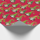 Weihnachtsgnomes Wrapping Paper Geschenkpapier (Ecke)