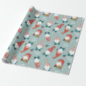 Weihnachtsgnomes Wrapping Paper Geschenkpapier (Ungerollt)