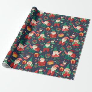 Weihnachtsgnomes Wrapping Paper Geschenkpapier