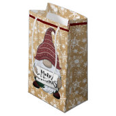 Weihnachtsgnottchen auf Papiertüte aussehen Kleine Geschenktüte (Vorderseite Schrägansicht)
