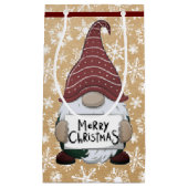Weihnachtsgnottchen auf Papiertüte aussehen Kleine Geschenktüte (Vorderseite)