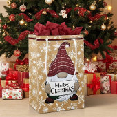Weihnachtsgnottchen auf Papiertüte aussehen Kleine Geschenktüte