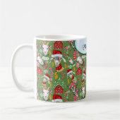 Weihnachtsgoaten Candy and Jingle Bells GetYerGoat Kaffeetasse (Links)
