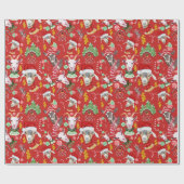 WeihnachtsgoATS Geschenkgutschrift ändern Hintergr Geschenkpapier (Flach)