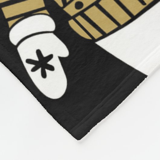 Weihnachtsgold 60x80 Fleece Blanket (Ecke)