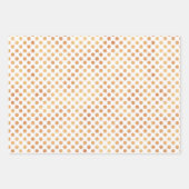 Weihnachtsgold abstraktes Muster Geschenkpapier Set (Vorderseite)