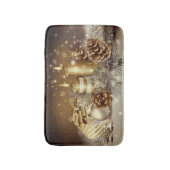 WeihnachtsGold Badematte (Vorderseite Vertikal)