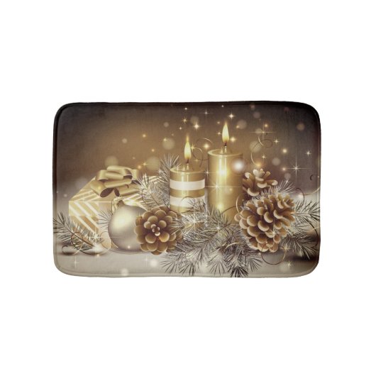 WeihnachtsGold Badematte (Vorderseite)