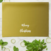 WeihnachtsGold Geschirrtuch (Gefaltet)