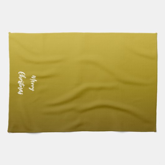 WeihnachtsGold Geschirrtuch (Horizontal)