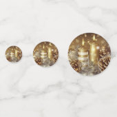 WeihnachtsGold Konfetti (Rückseiten)