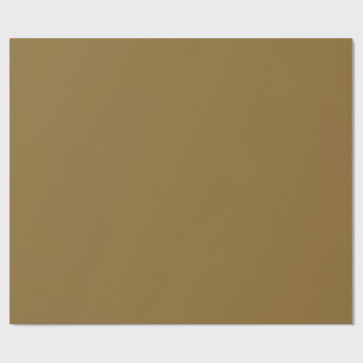 Weihnachtsgold matt Vollharte gesättigt Geschenkpapier (Flach)