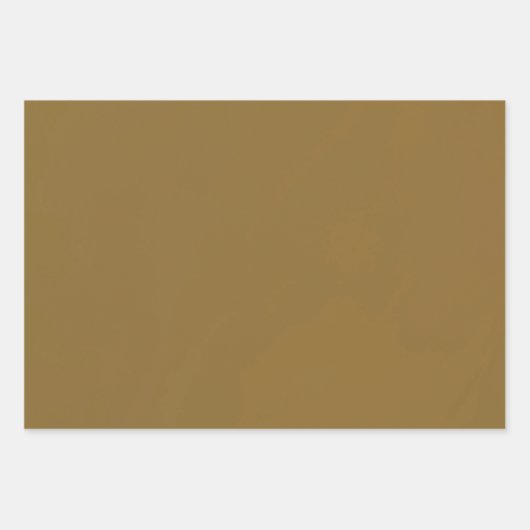 Weihnachtsgold matt Vollharte gesättigte Wraps Geschenkpapier Set (Vorderseite 2)