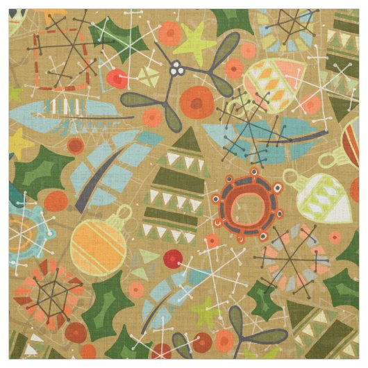 Weihnachtsgold Stoff (Muster)