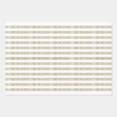 Weihnachtsgold und niedliche Spitze Geschenkpapier Set (Vorderseite 2)