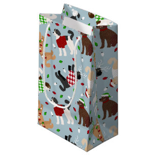 Weihnachtsgoldendoodle Labradoodle Kleine Geschenk Kleine Geschenktüte