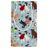 Weihnachtsgoldendoodle Labradoodle Kleine Geschenk Kleine Geschenktüte (Vorderseite)