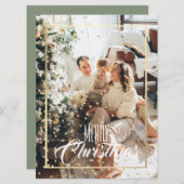 Weihnachtsgoldstern Konfetti Foto (Vorne/Hinten)