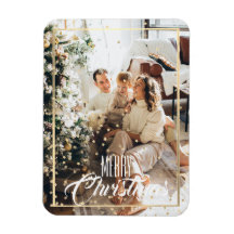 Weihnachtsgoldstern Konfetti Foto