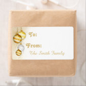 Weihnachtsgoldweiße Ball-Verzierungen (Insitu)