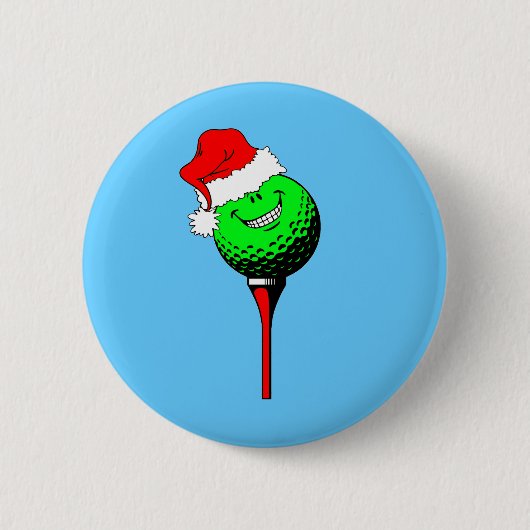 Weihnachtsgolf Button (Vorderseite)