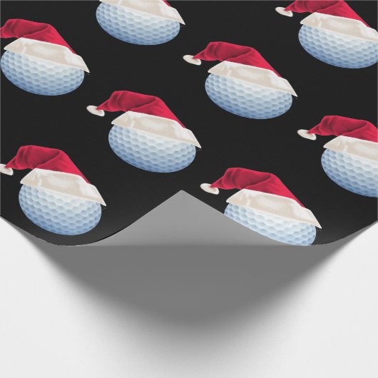 WeihnachtsGolf Funny Weihnachtsfest Geschenkpapier (Ecke)
