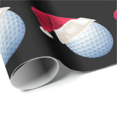 WeihnachtsGolf Funny Weihnachtsfest Geschenkpapier (Rolleneckpunkt)