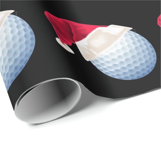WeihnachtsGolf Funny Weihnachtsfest Geschenkpapier (Rolleneckpunkt)