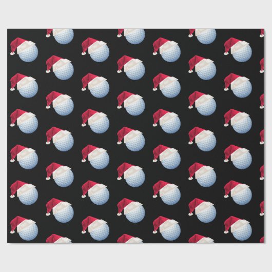 WeihnachtsGolf Funny Weihnachtsfest Geschenkpapier (Flach)