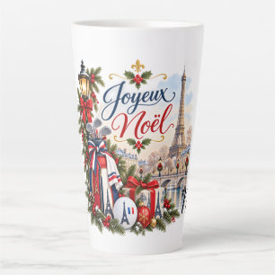 Weihnachtsgolf in Paris Frankreich Milchtasse