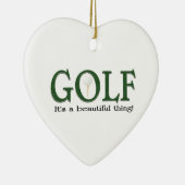 Weihnachtsgolf Keramik Ornament (Rechts)