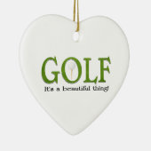 Weihnachtsgolf Keramik Ornament (Rechts)