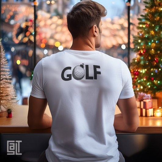 Weihnachtsgolf-Ornament Klassiker T-Shirt