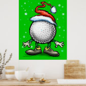 WeihnachtsGolf Poster (Küche)