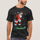 WeihnachtsGolf Santa Golfer Weihnachten Weihnachte T-Shirt (Vorderseite)