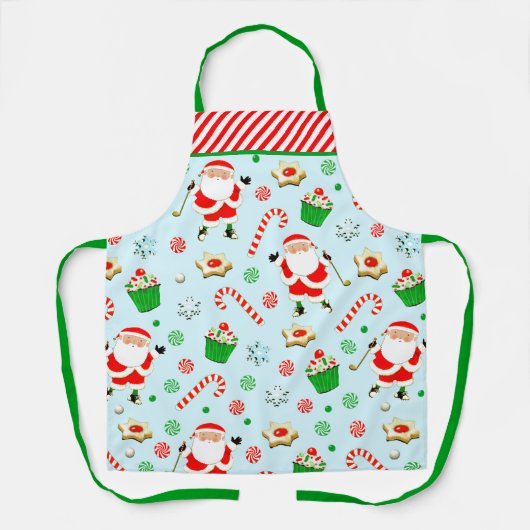 WeihnachtsGolf Schürze (Vorderseite)